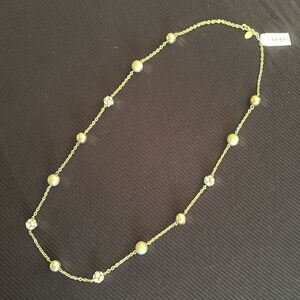 Guess Necklace Gold tone with 3 styles of Beads
